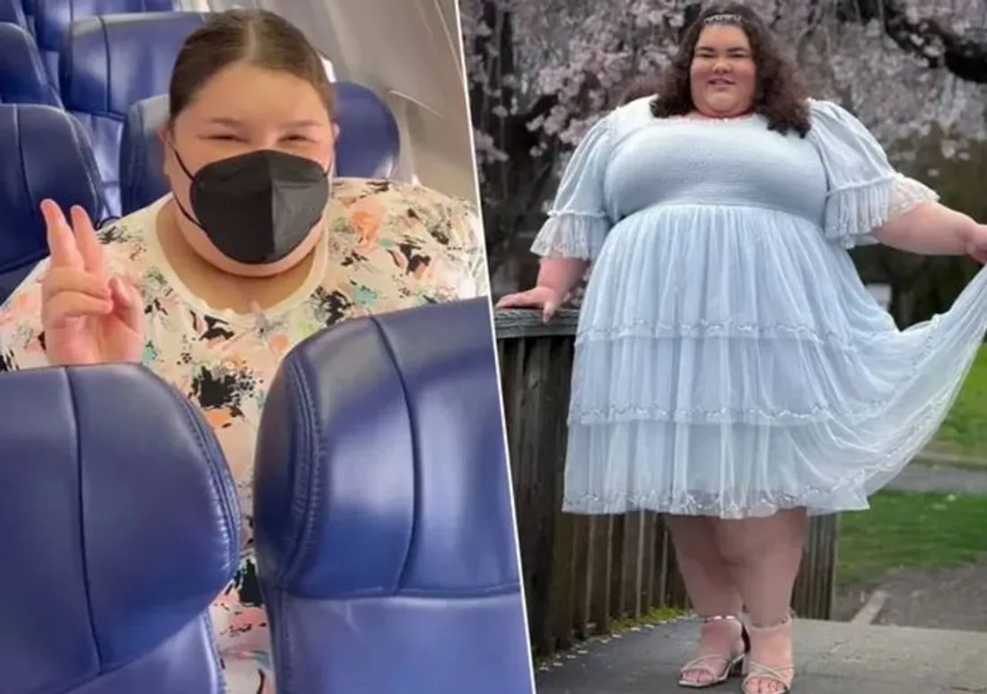 L'influenceuse Jaelynn Chaney en surpoids réclame des avions adaptés aux personnes en surpoids