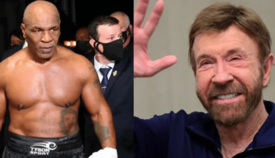 Mike Tyson aurait menacé Chuck Norris qui a accoster sa femme 
