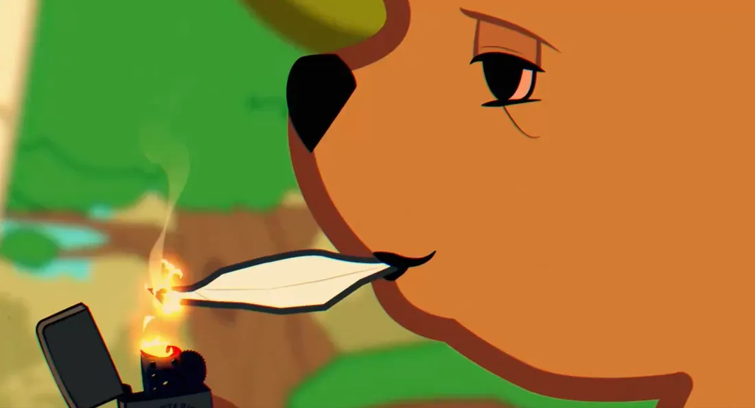 Booba lance PRT LAB : un ours animé pour une weed innovante