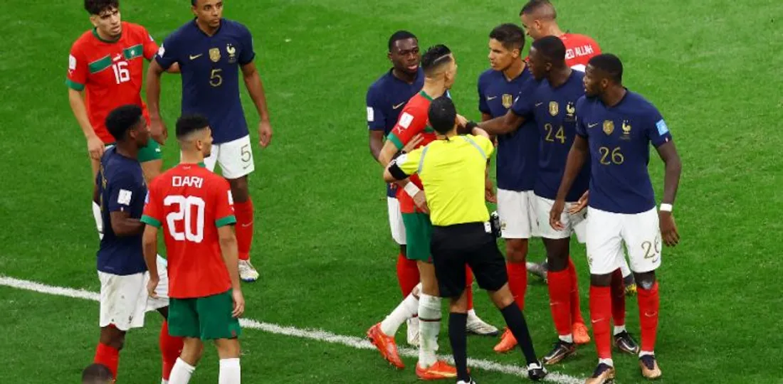 CDM 2022 : la fédération Marocaine porte réclamation contre l'arbitrage face à la France !