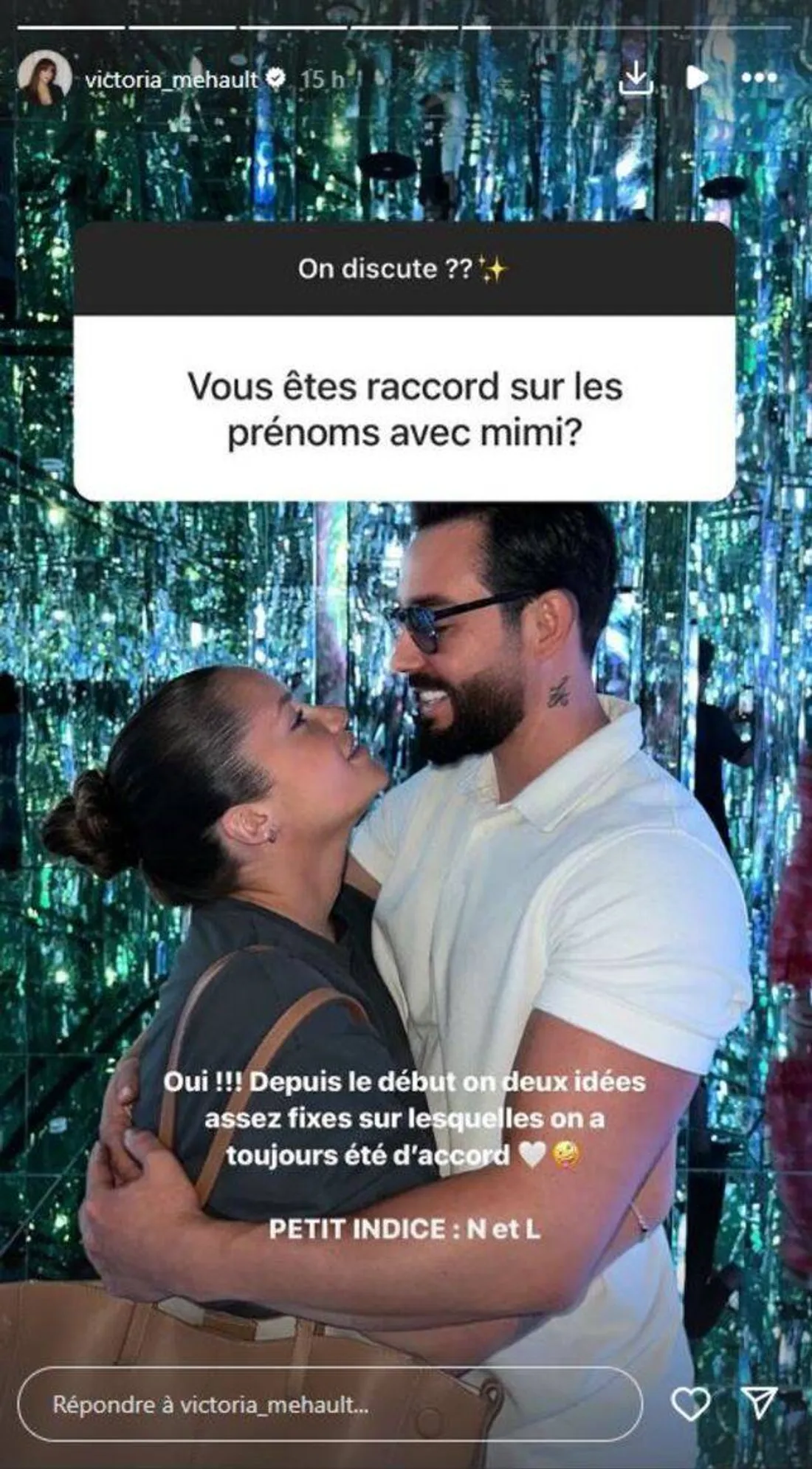 Victoria Mehault a choisi le prénom de son futur enfant !