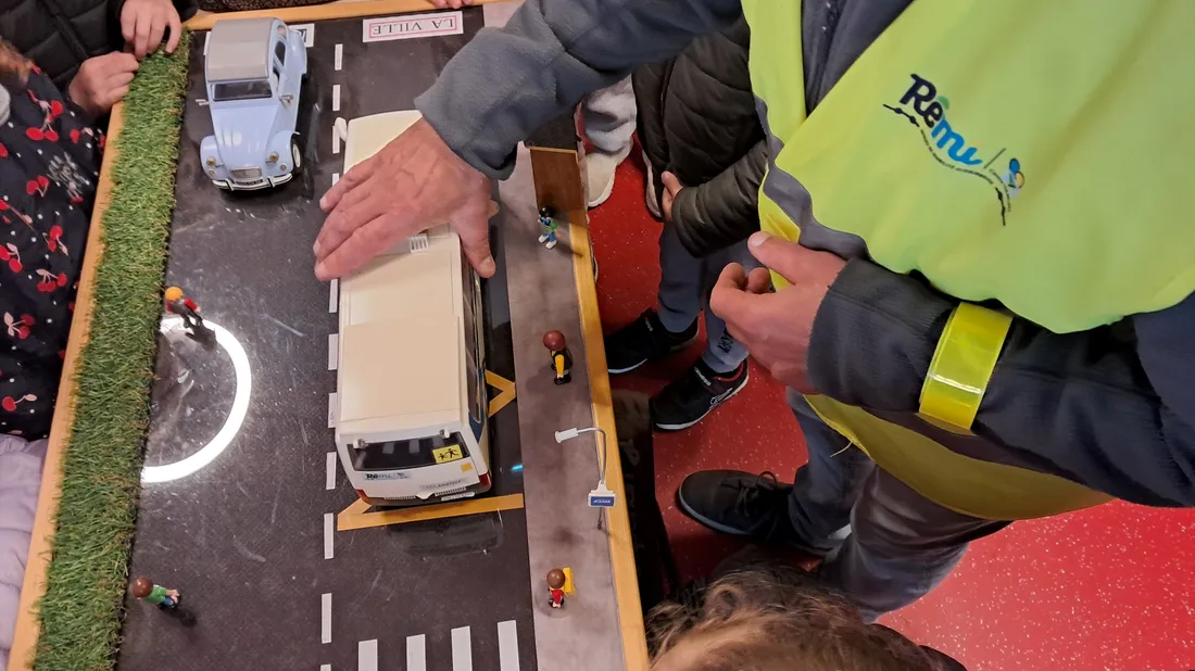 Activité autour de la visibilité du piéton/ les angles morts