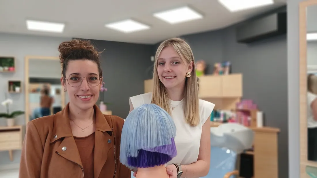 250325 Lucile et Sarah de L'Instant Coiffure à Nogent-le-Phaye © Radio Intensité