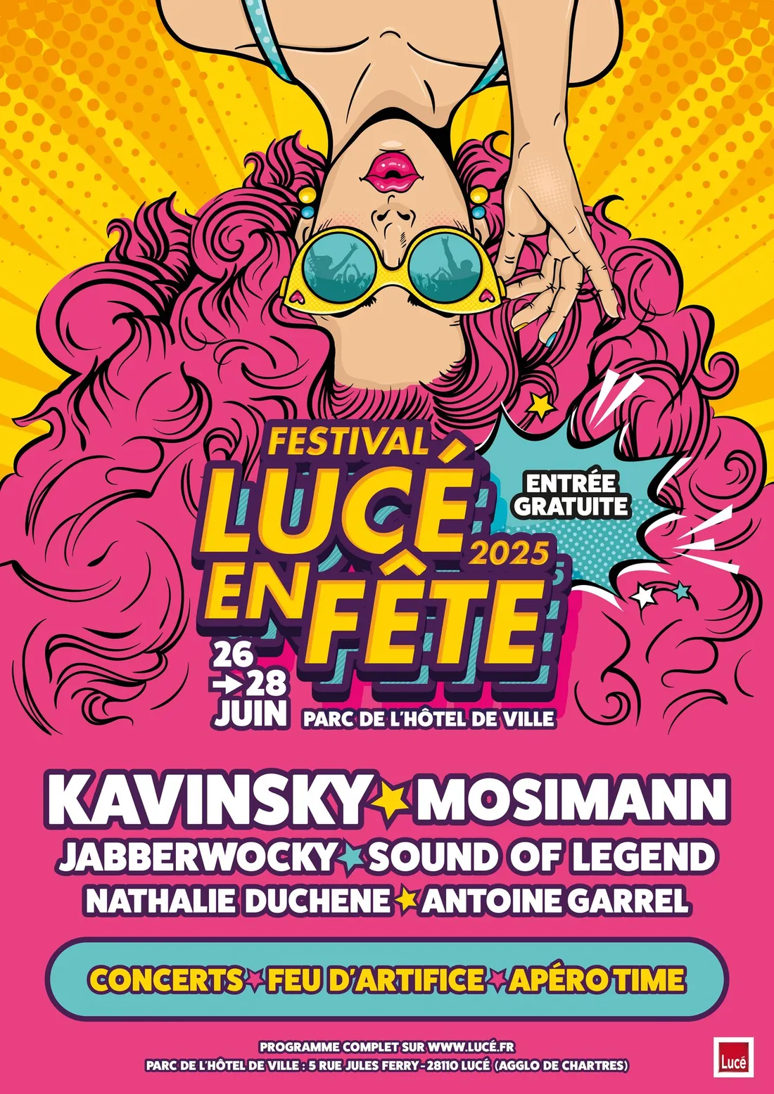 Affiche 2025 de "Lucé en fête"