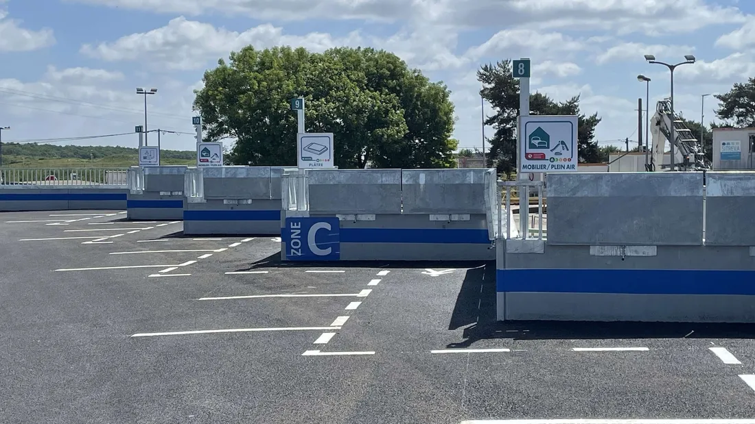 Déchèterie, extérieur, quai