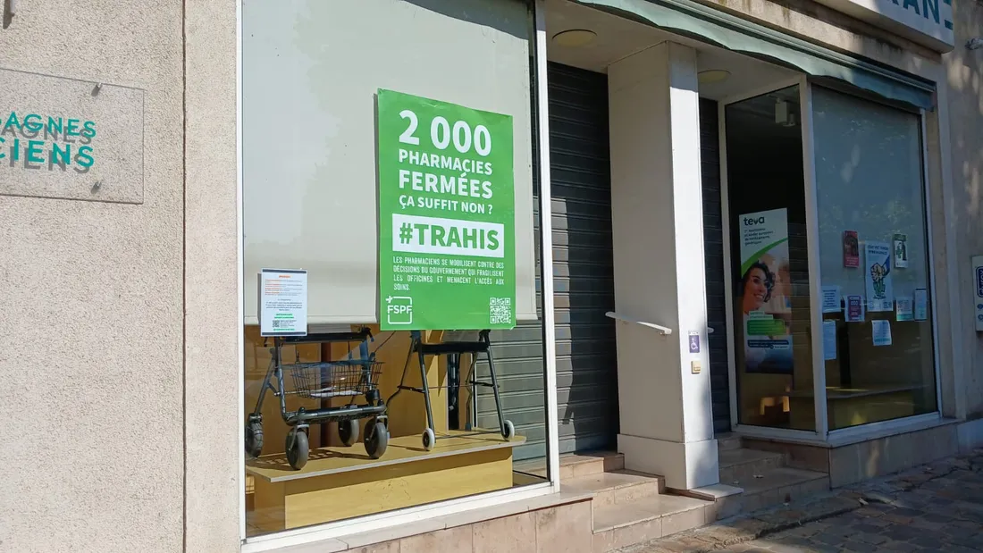 Grève des pharmaciens en Eure-et-Loir ce jeudi 18 septembre 2025 © Radio Intensité