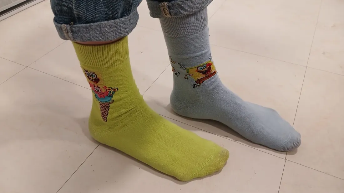 chaussettes dépareillées - trisomie 21