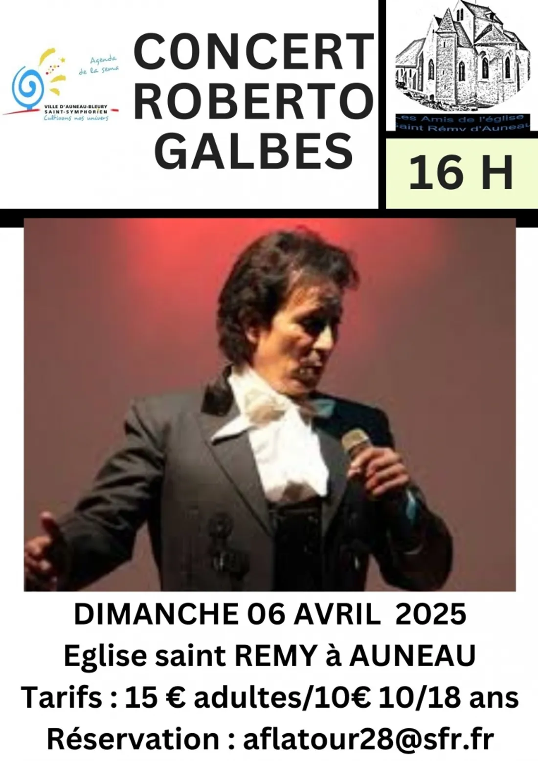 AUNEAU - Concert : Roberto Galbes