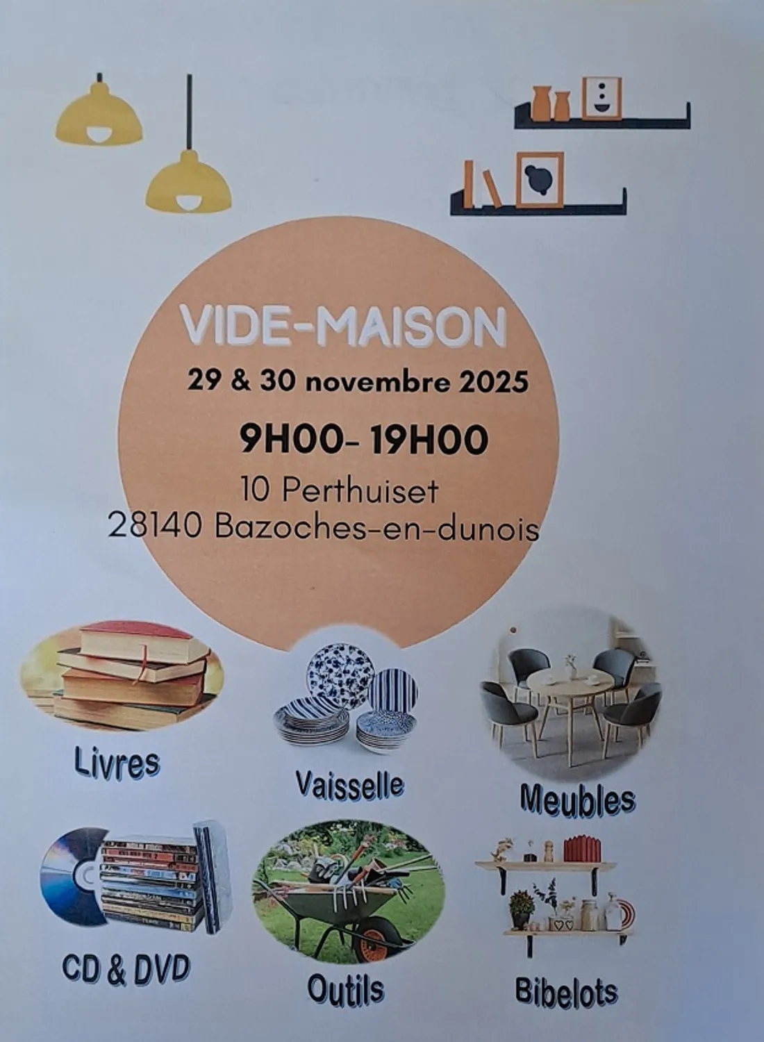 BAZOCHES-EN-DUNOIS - Vide maison