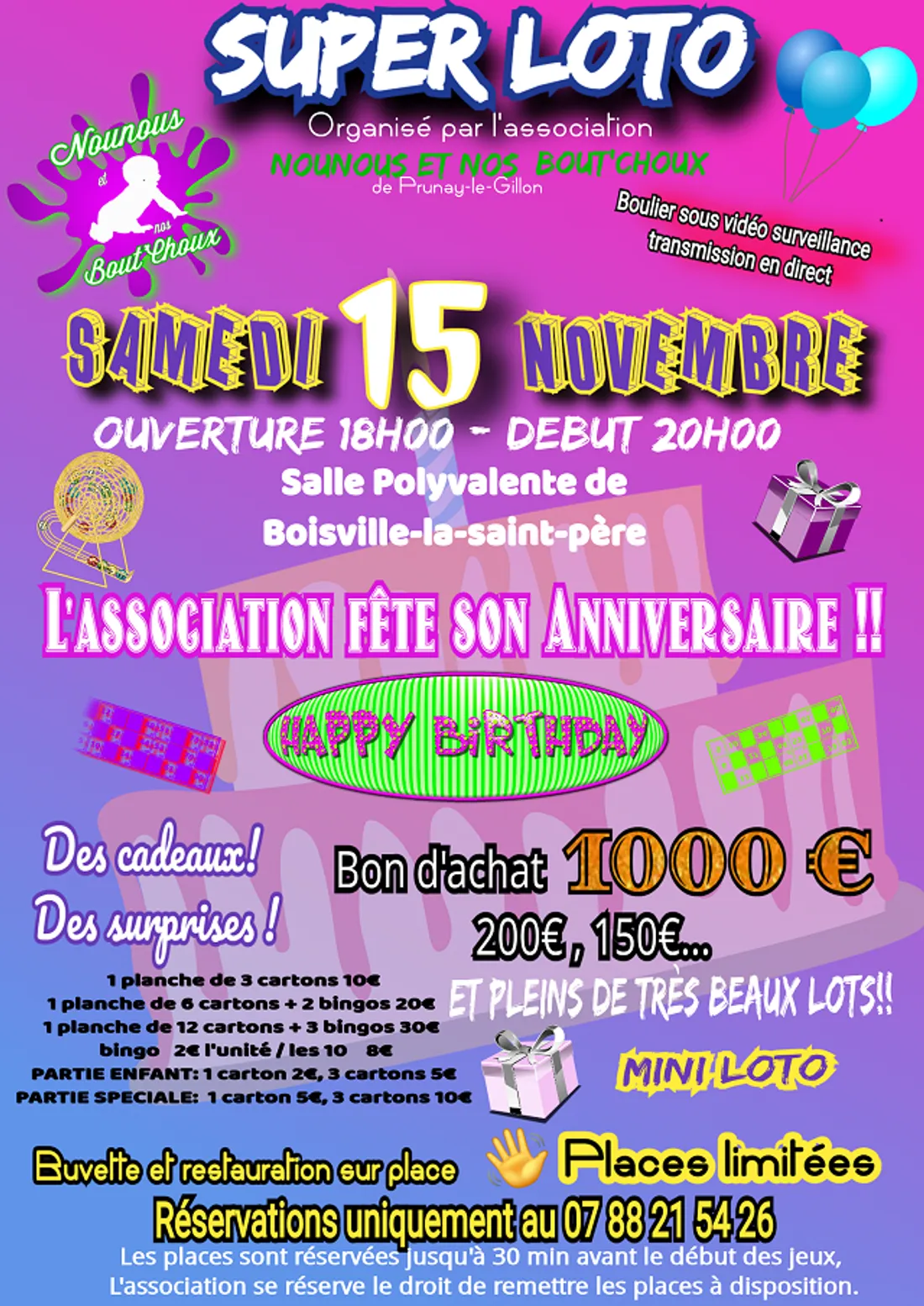 BOISVILLE-LA-SAINT-PÈRE - Loto de Nounous et Nos Bout'choux