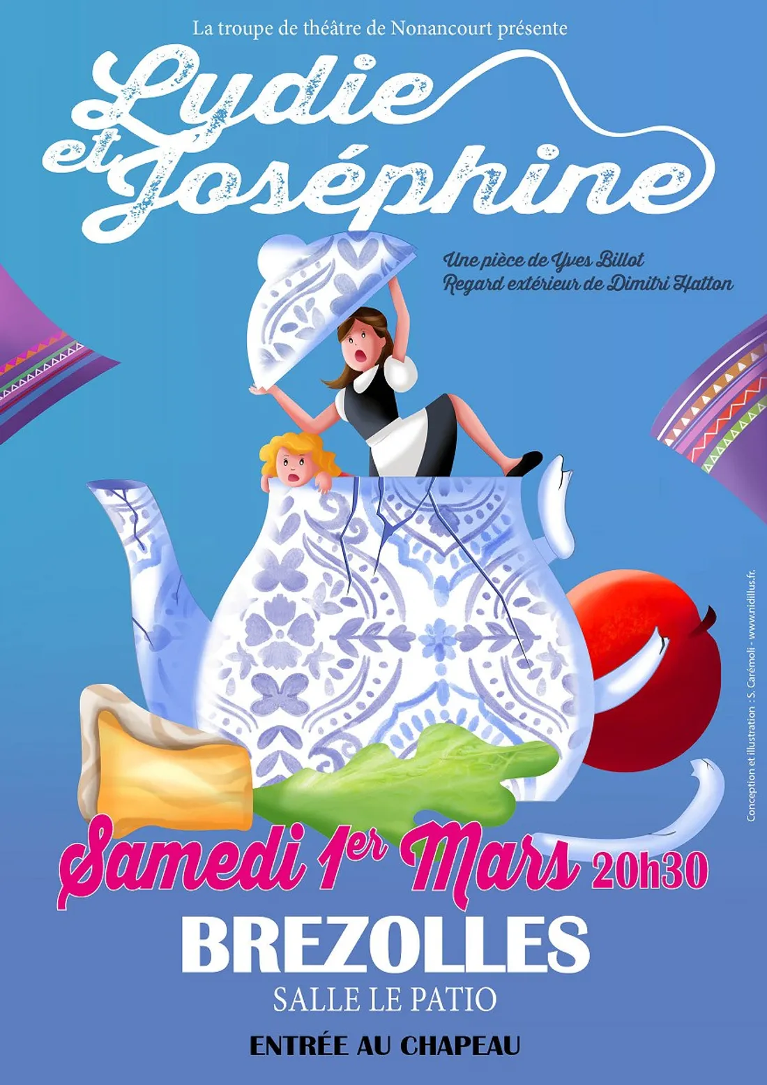 BREZOLLES - Théâtre : Lydie et Joséphine