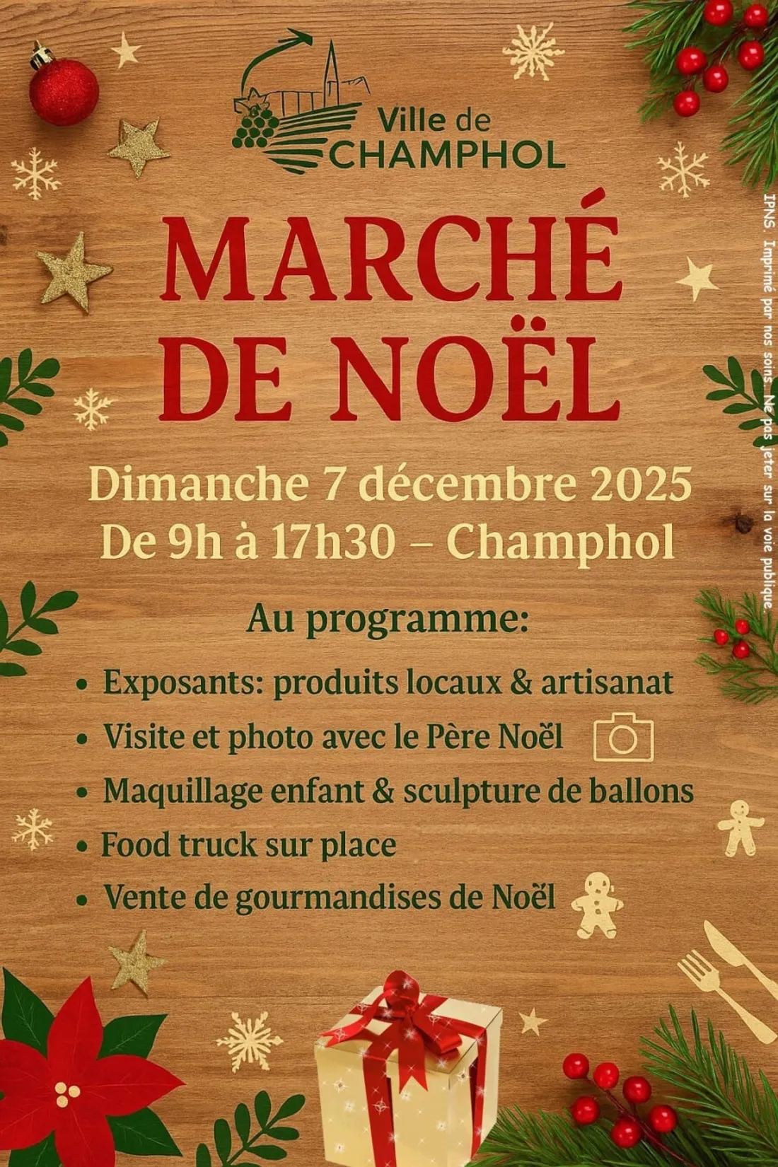 CHAMPHOL - Marché de Noël