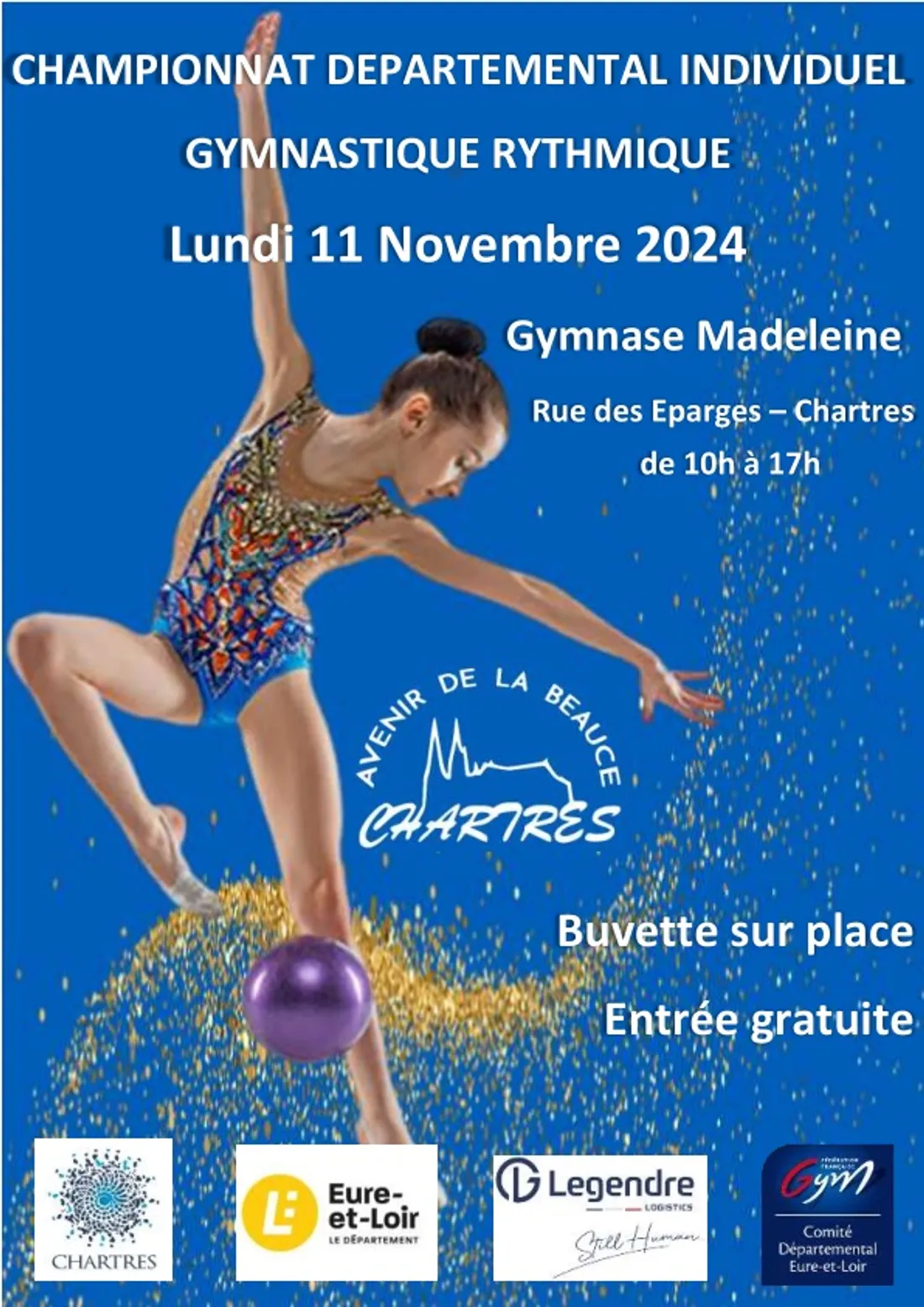 CHARTRES - Championnat départemental gymnastique rythmique