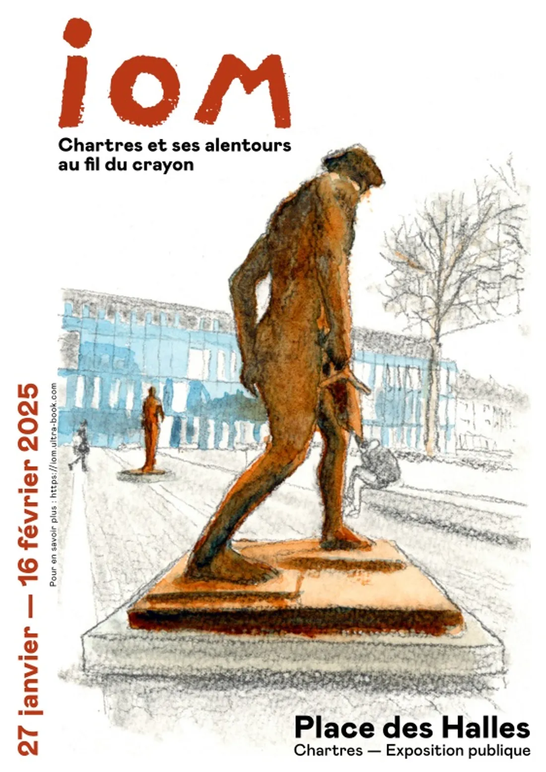 CHARTRES - Exposition : IOM, Chartres et ses alentours au fil du crayon
