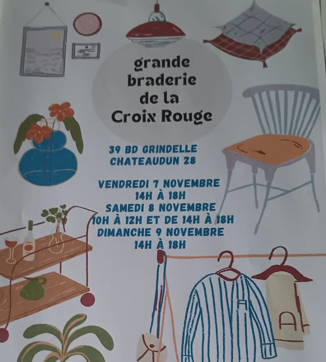 CHÂTEAUDUN - Grande braderie de la Croix Rouge