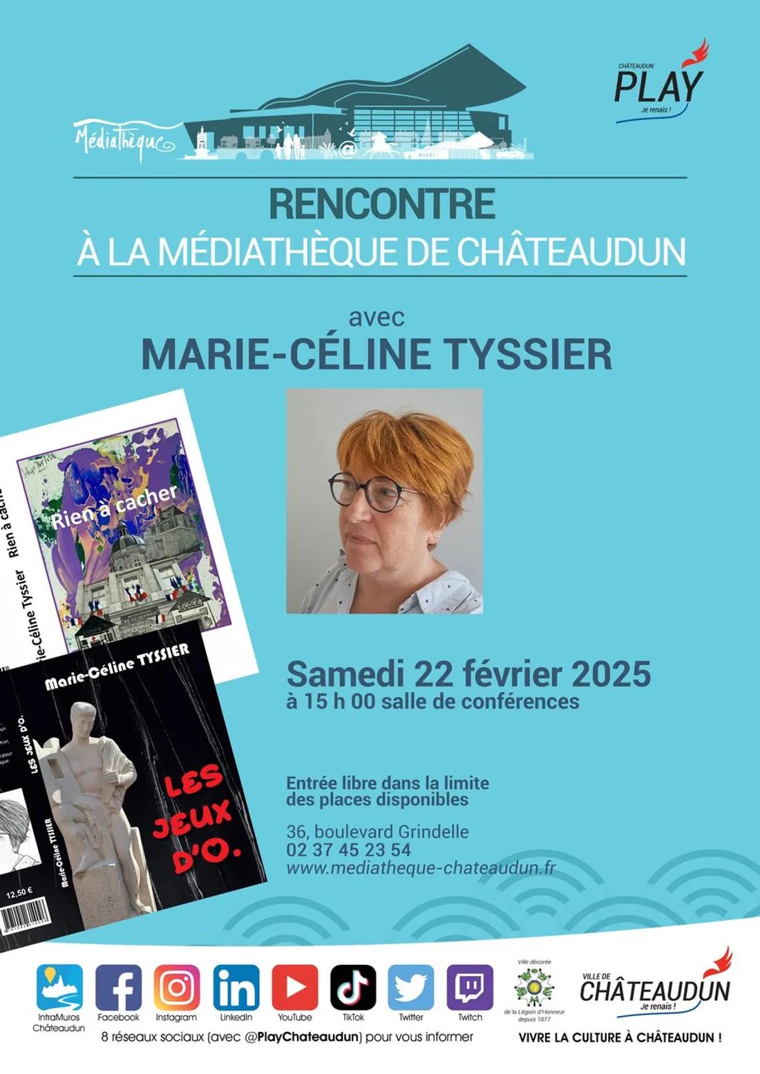 CHÂTEAUDUN - Rencontre : Marie-Céline Tyssier