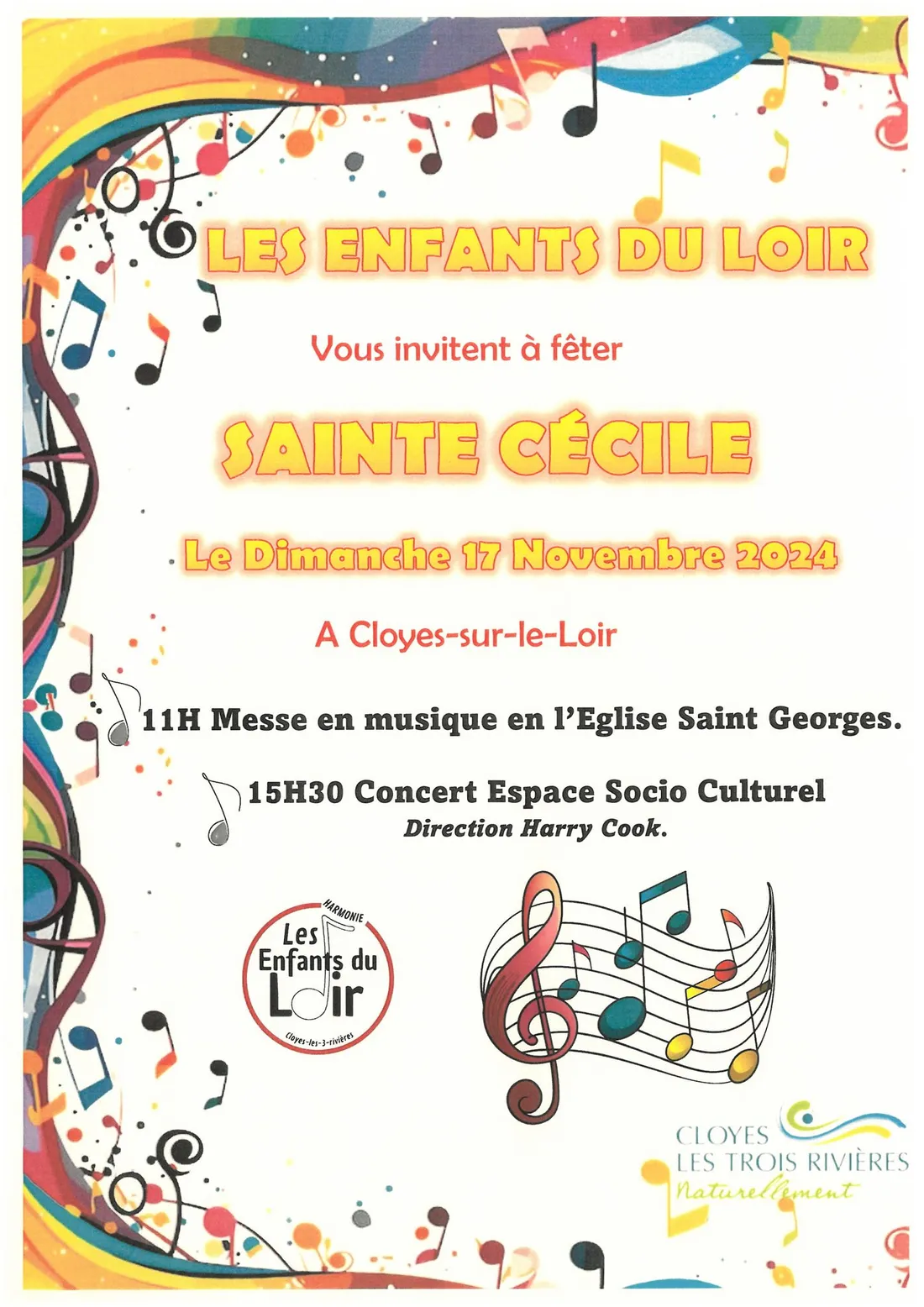 CLOYES-SUR-LE-LOIR - Concert de Sainte-Cécile