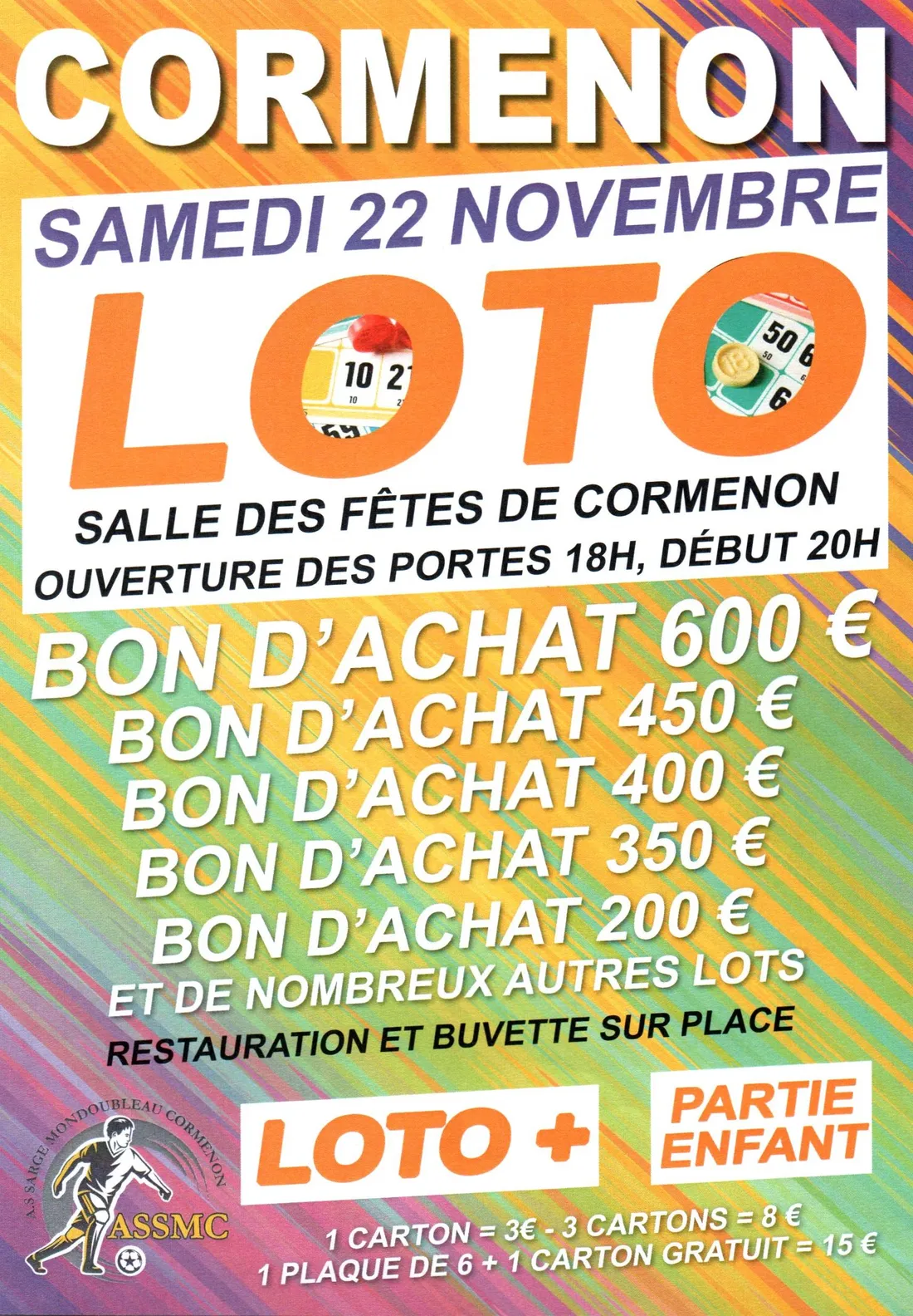 CORMENON (41) - Loto de l'ASSMC