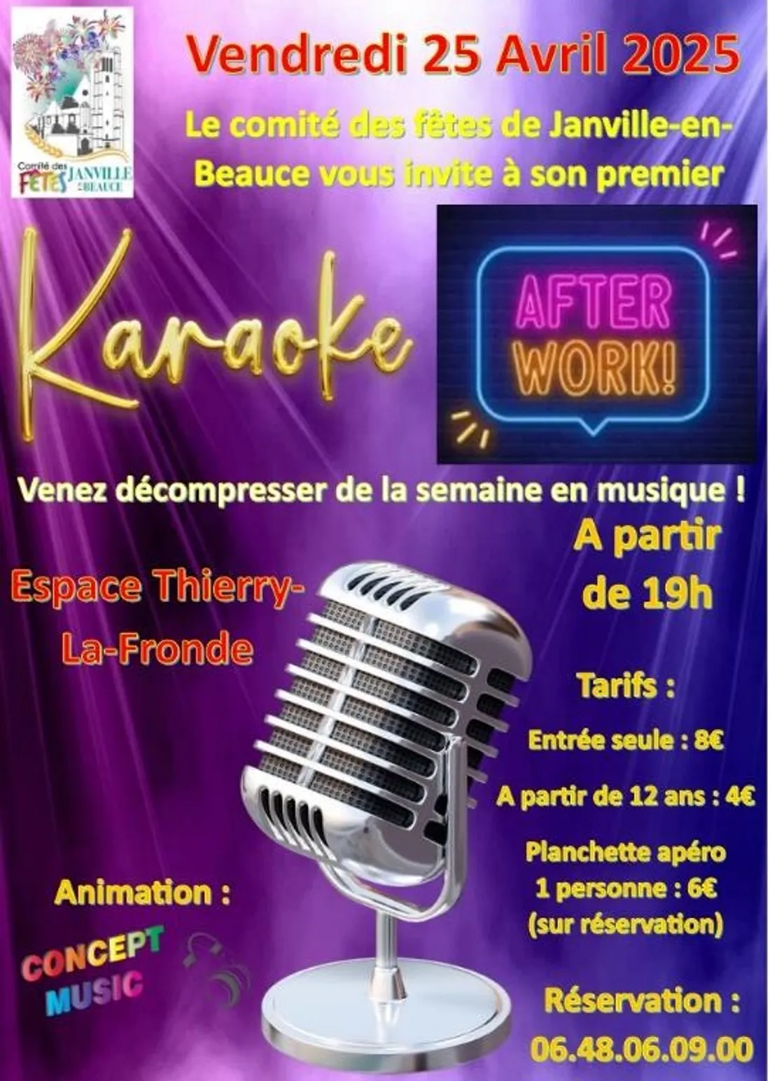 JANVILLE - Karaoké du comité des fêtes