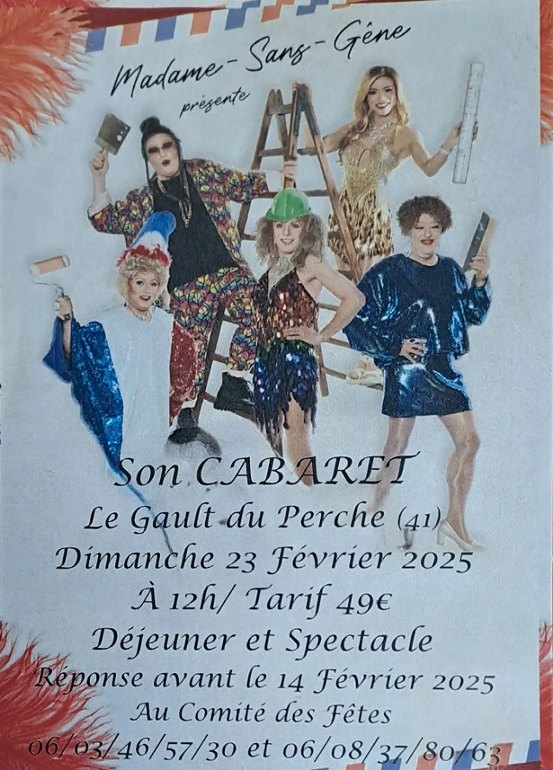 LE GAULT-DU-PERCHE (41) - Déjeuner spectacle : Madame Sans Gène