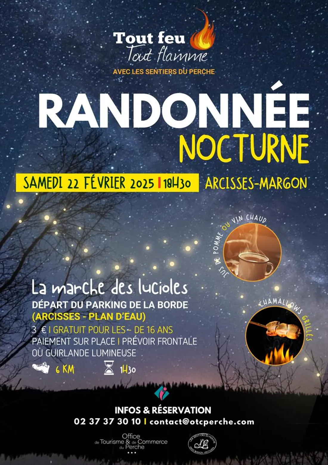 MARGON - Randonnée nocturne : la marche des lucioles