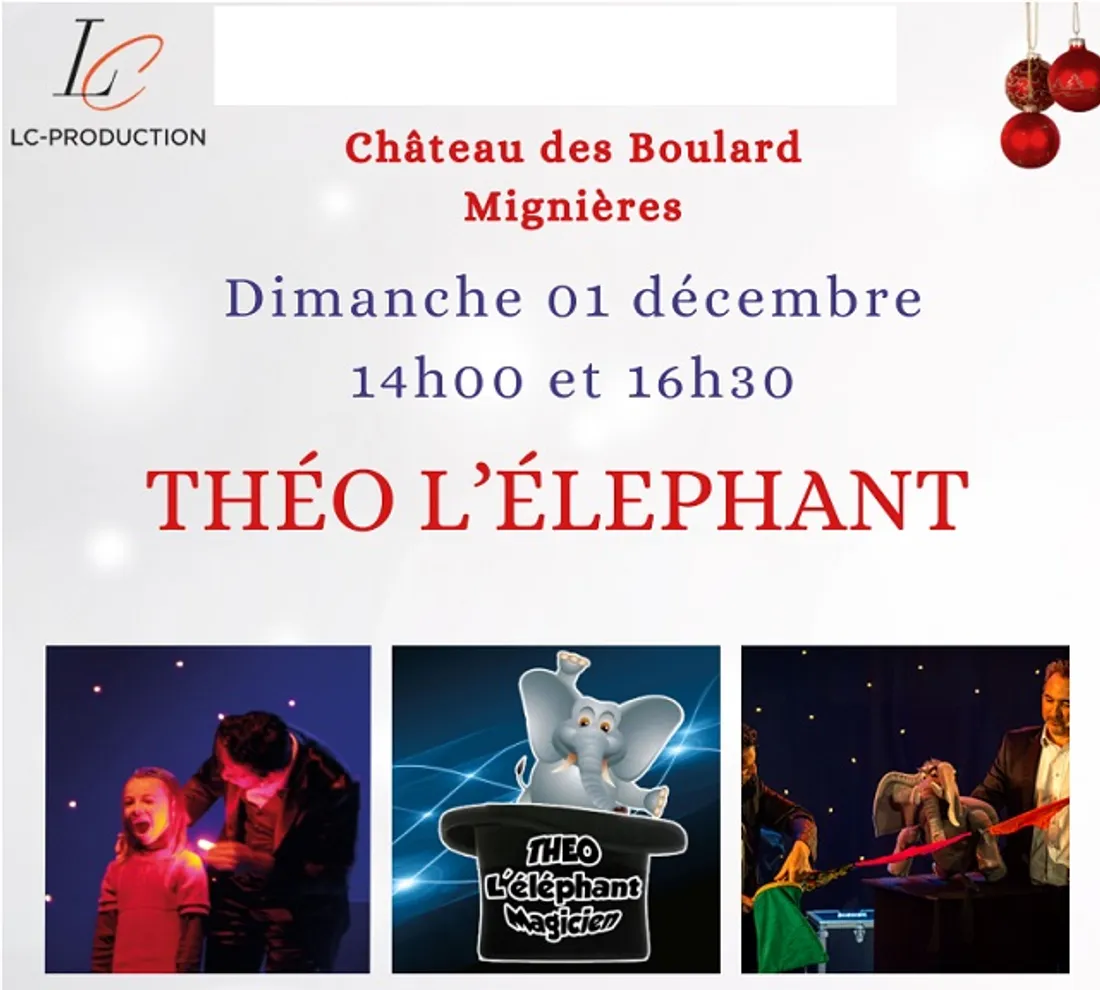 MIGNIÈRES - Spectacle : Théo l'éléphant