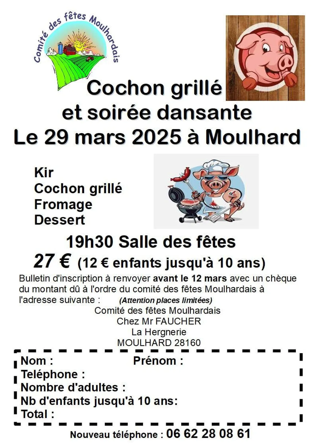 MOULHARD - Cochon grillé et soirée dansante