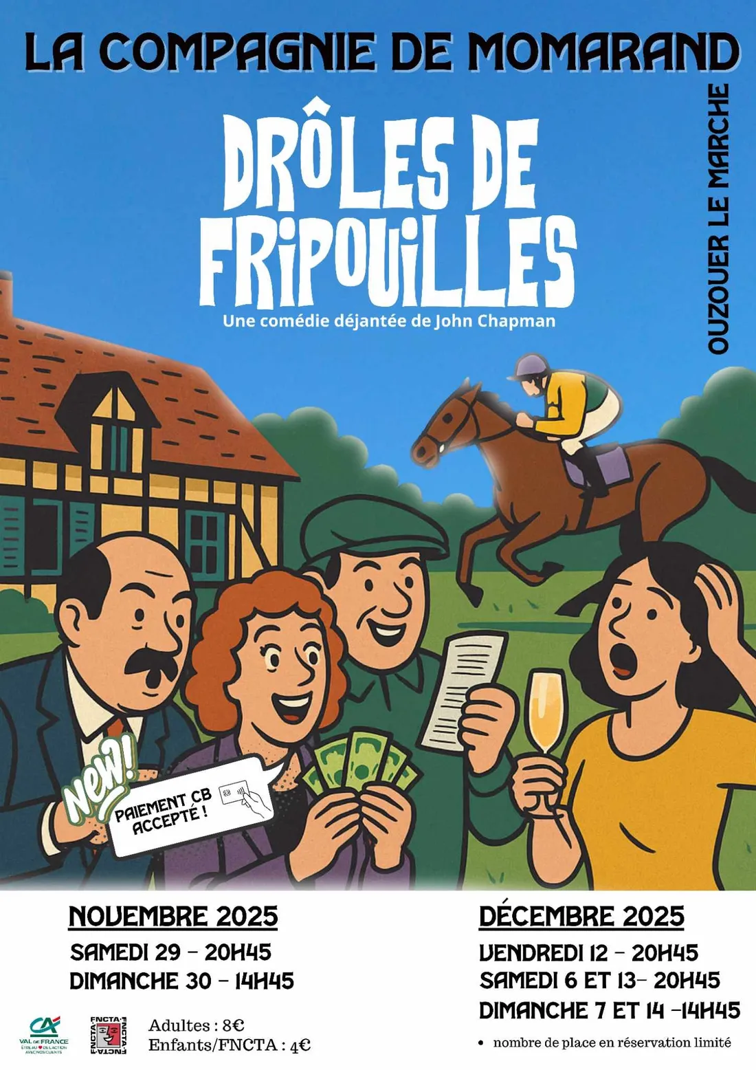 OUZOUER-LE-MARCHÉ (41) - Théâtre : Drôle de fripouilles