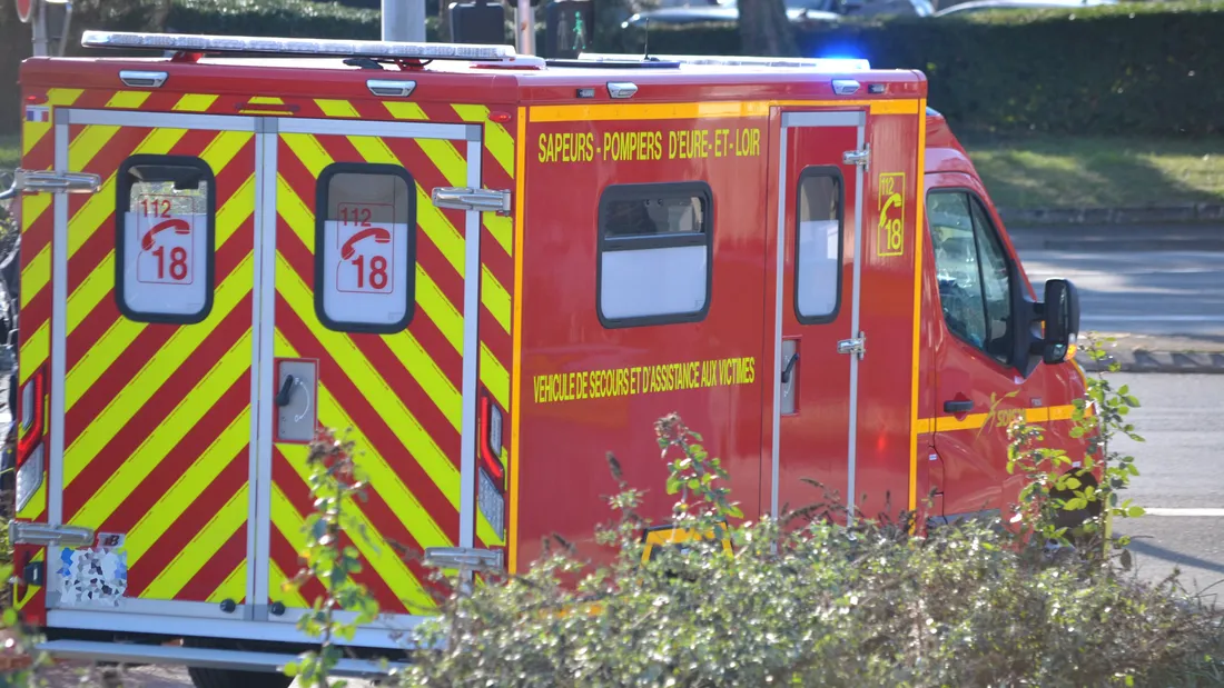 ambulance pompiers VSAV route