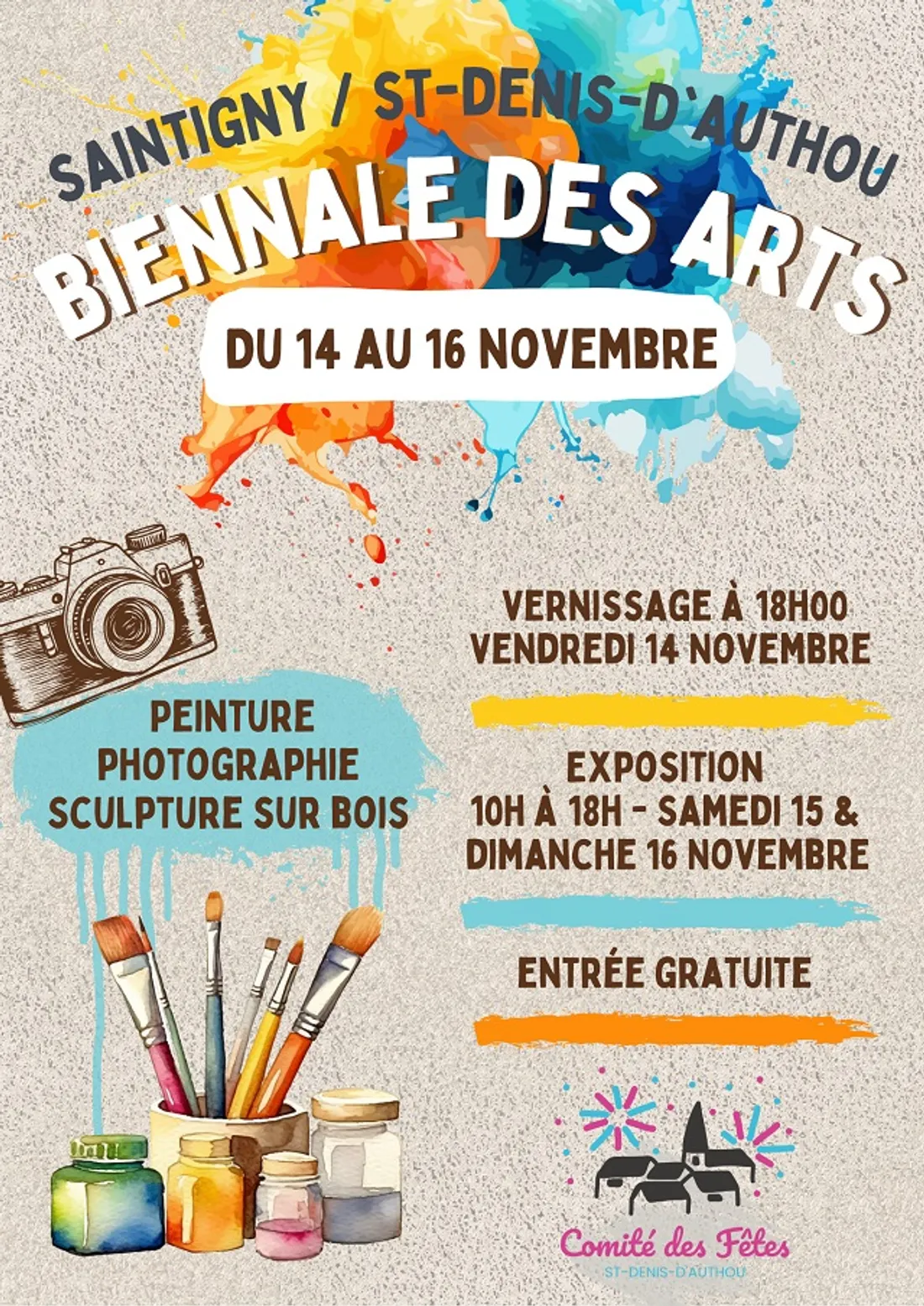 SAINT-DENIS-D'AUTHOU - Biennale des arts