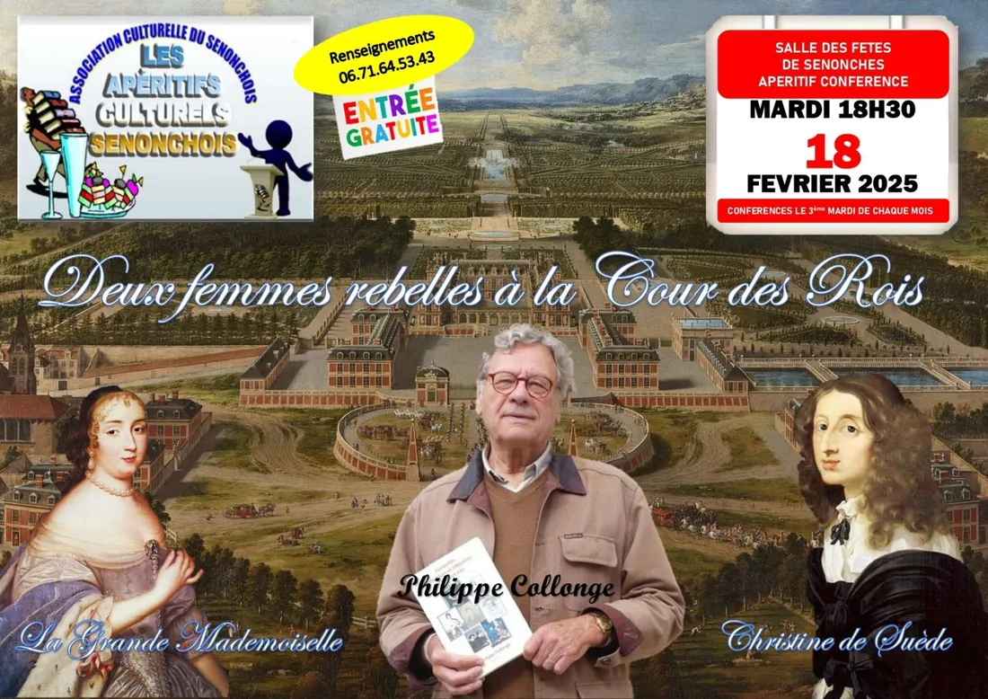 SENONCHES - Conférencière : Deux femmes rebelles à la Cour des Rois
