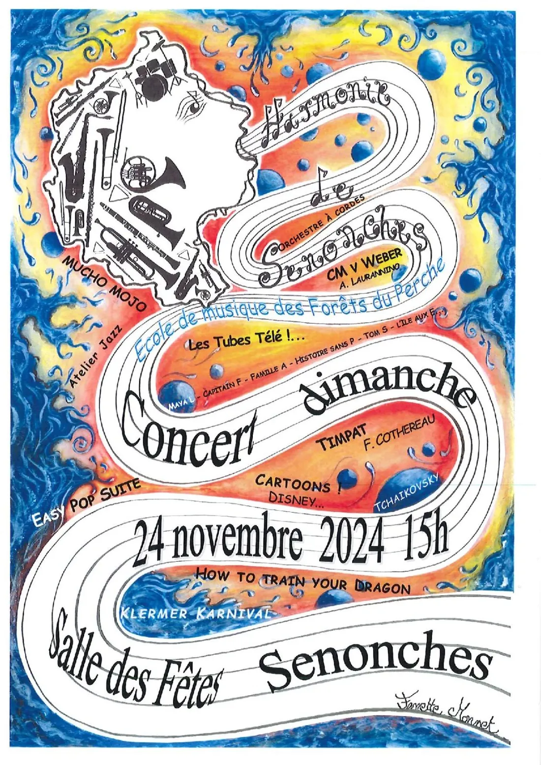 SENONCHES - Concert de Sainte-Cécile