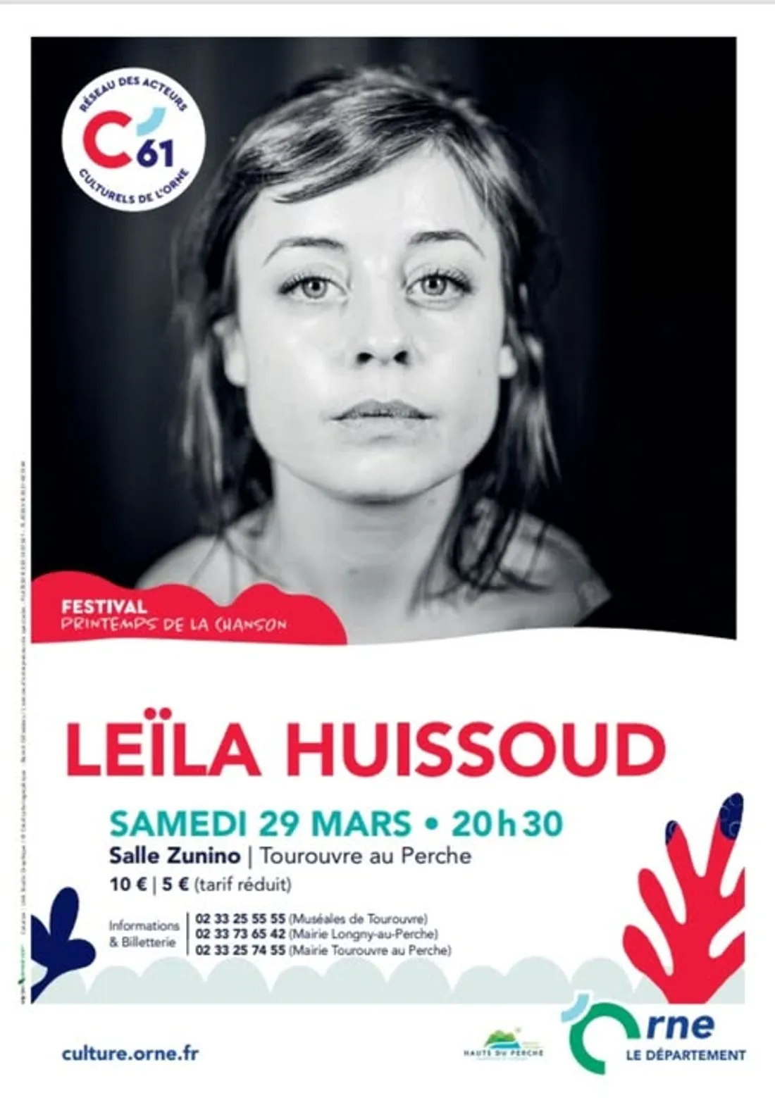 TOUROUVRE (61) - Printemps de la chanson : Leila Huissoud