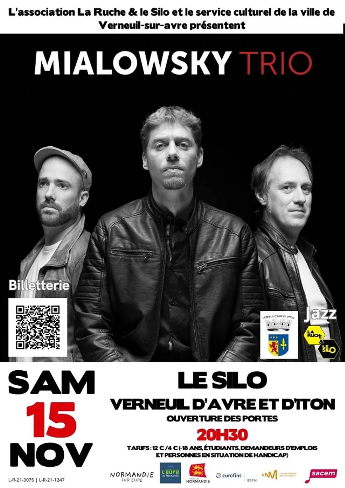 VERNEUIL-SUR-AVRE (27) - Concert : Mialowsky Trio