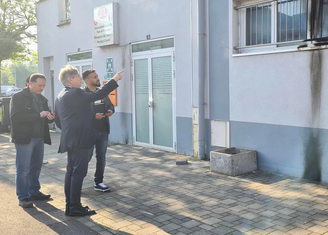 Le Maire de Metz s'est rendu à la mosquée visée