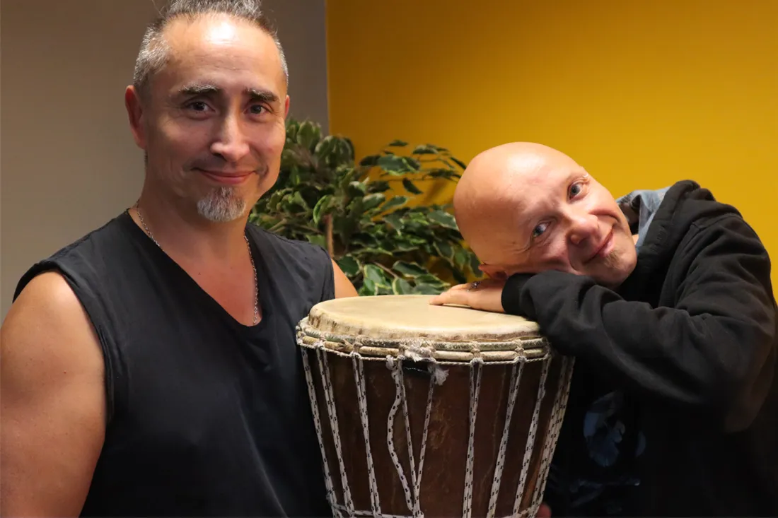 Guizmo et Daniel Bravo du groupe Tryo / Joscelyn Lapart 