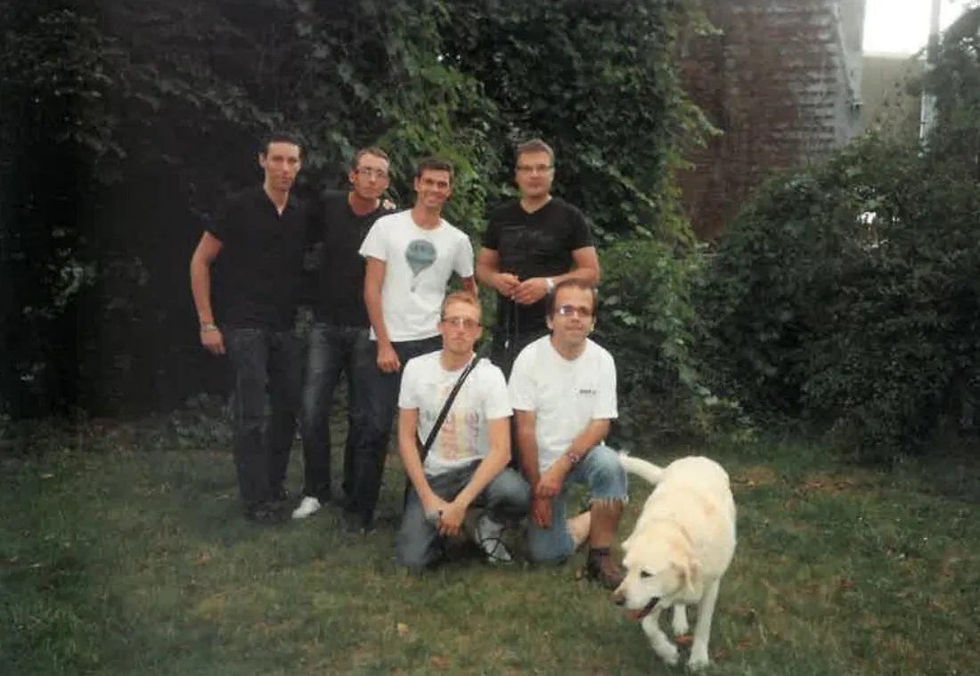 L'équipe de D!RECT FM, il y a 15 ans. 