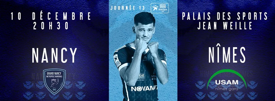 La prochaine rencontre du Grand Nancy Métropole Handball 