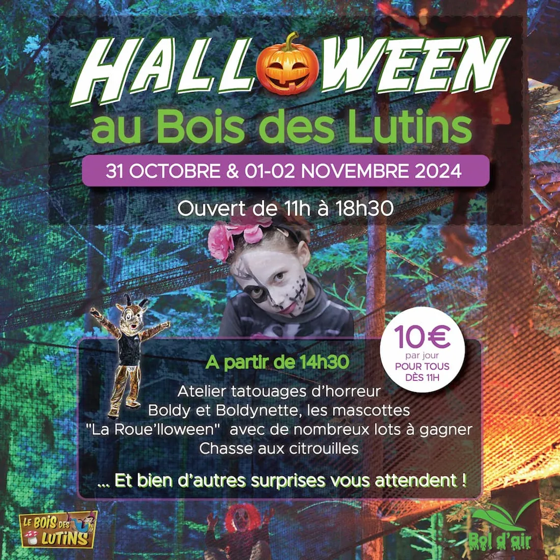 Halloween au bois des lutins