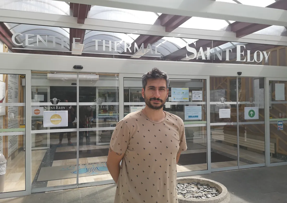 Visite guidée du centre thermal Saint-Eloy avec Romain Georgetti.