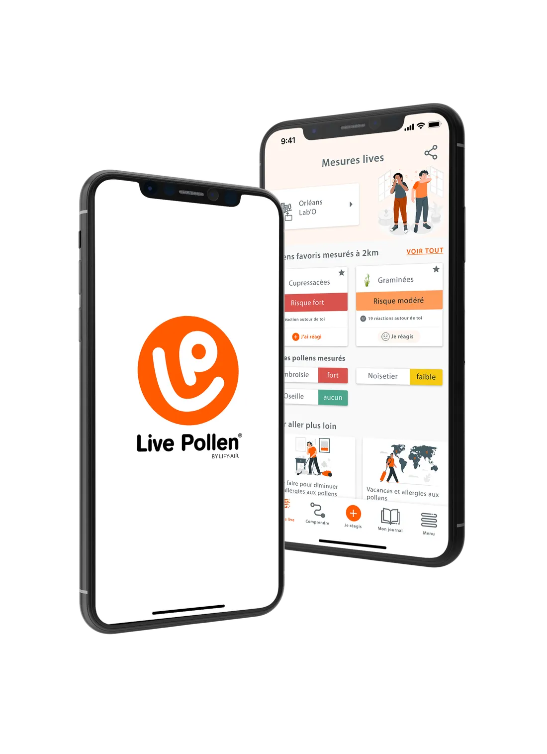 L'application Live Pollen