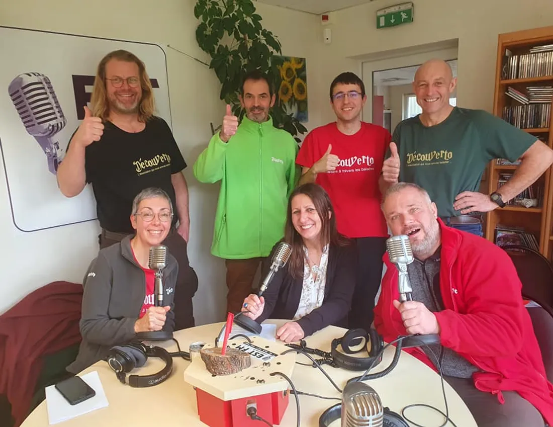 L'association Découverto (Vincent, Max, Sophie, Cédric, Éric et Étienne)