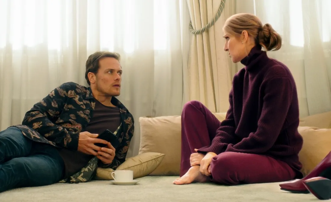 Céline Dion et Sam Heughan dans "Love Again"