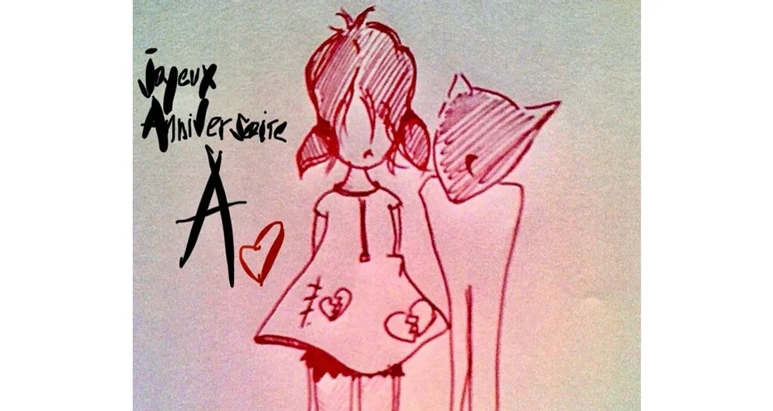 Dessin de Mylène Farmer