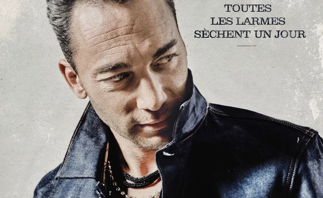 Pochette de l'album "Toutes les larmes sèchent un jour" de Jean-Baptiste Guegan