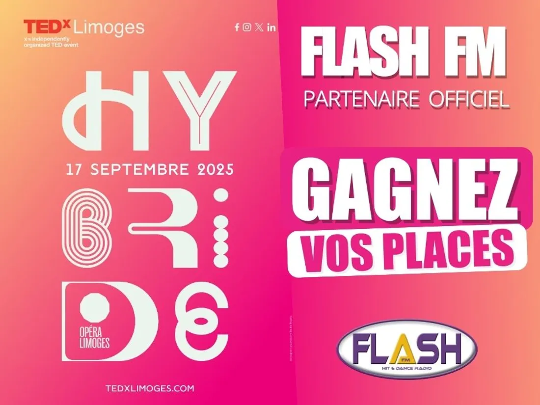 Gagnez vos places avec Flash FM pour le TEDx Limoges 2025