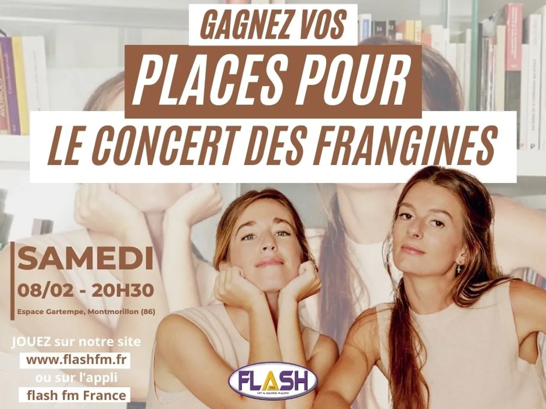 Gagnez vos invitations pour le concert des Frangines à Montmorillon le 8 février 2025