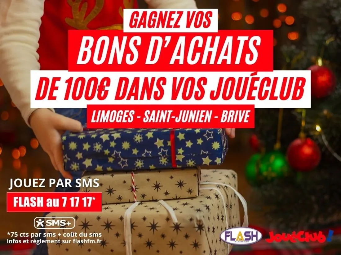 Gagnez vos bons d'achat de 100 € chez JouéClub avec Flash FM