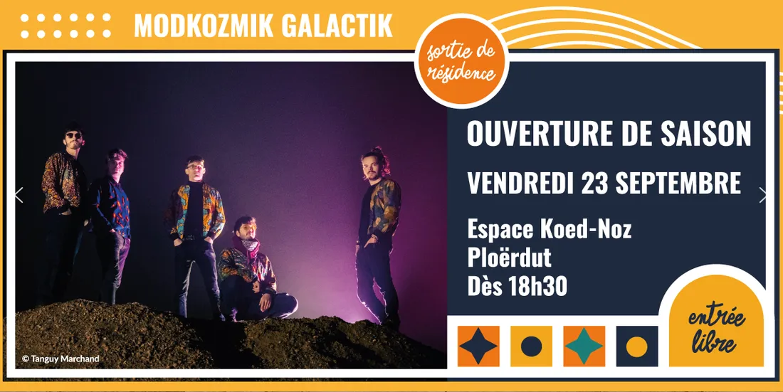 Le groupe de jazz Modkozmik Galactik donne le coup d'envoi de cette saison culturelle. 
