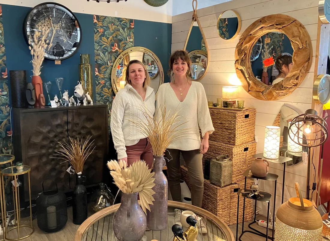 Corinne Perron et Marion Plasman donnent leurs idées pour la décoration et les cadeaux. 